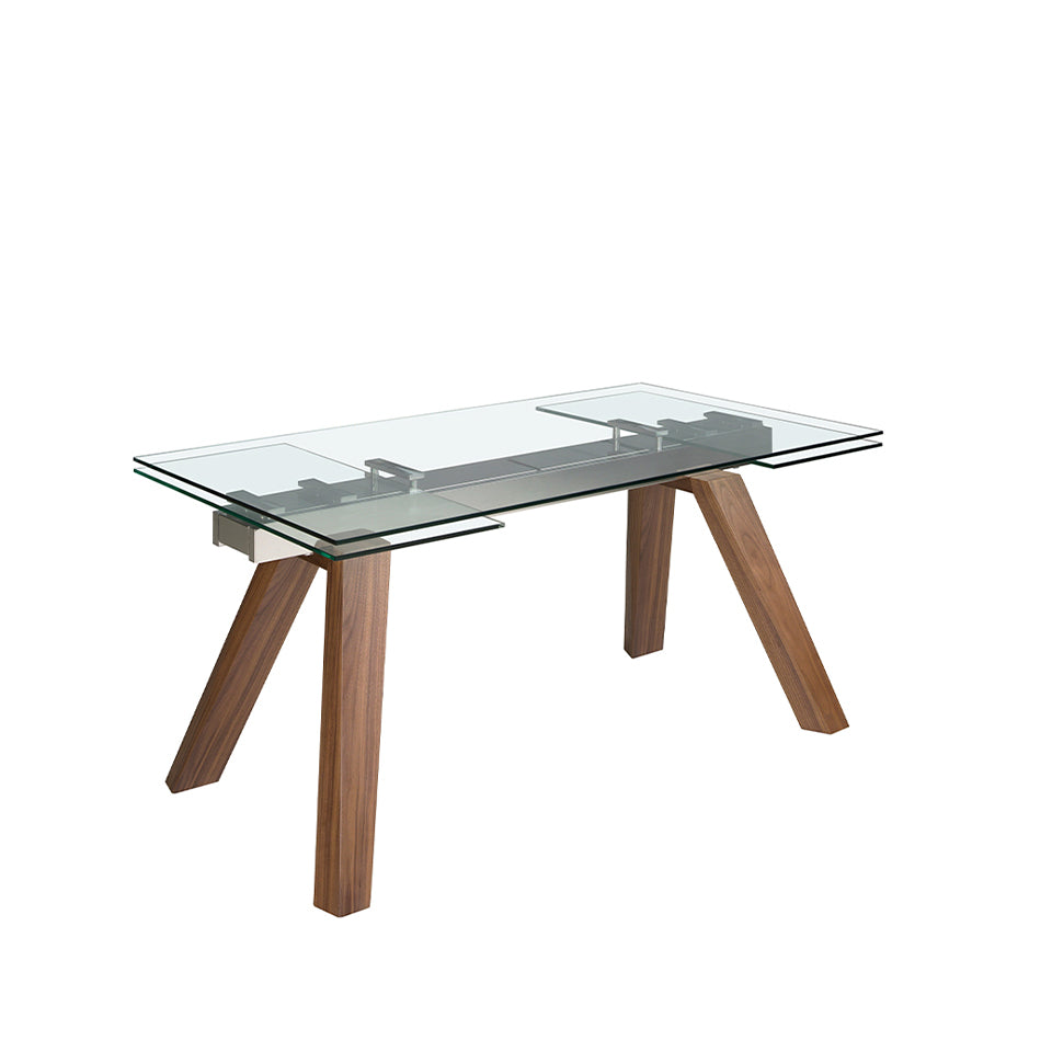 Extendable glass dining table Angel Cerdá