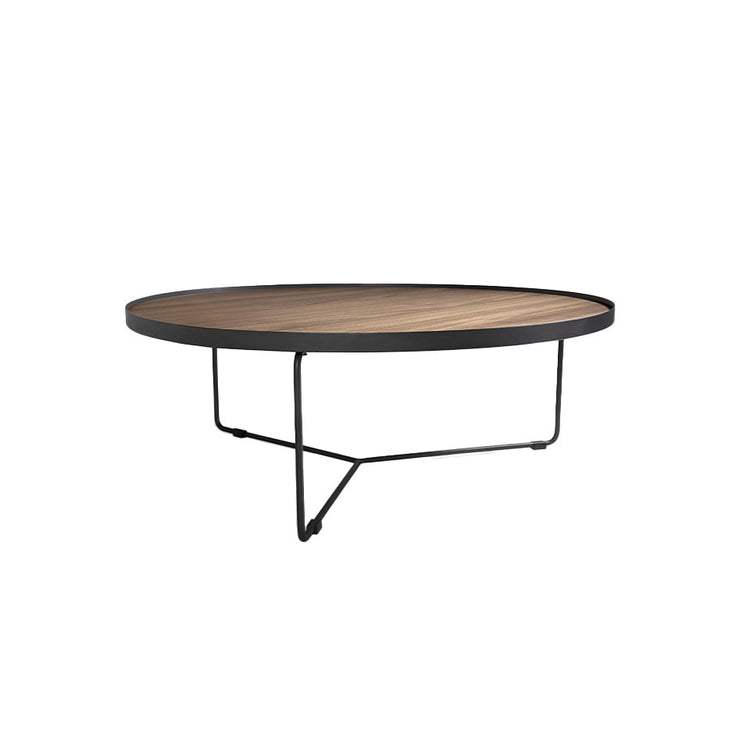 Centre table with a metallic structure and Walnut cover - Angel Cerdá S.L