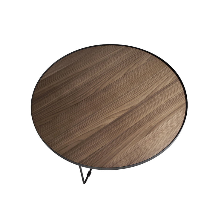 Centre table with a metallic structure and Walnut cover - Angel Cerdá S.L