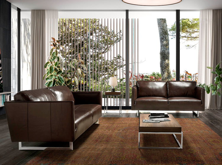 Coffee table with chromed steel structure and Mdf cover - Angel Cerdá S.L