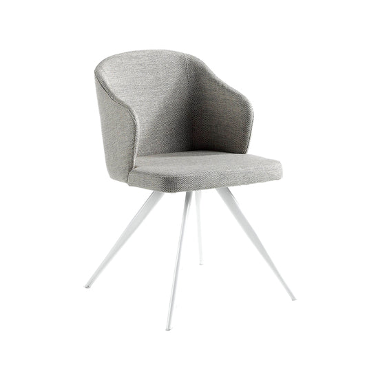 Upholstered chair with steel structure painted in epoxy - Angel Cerdá, S.L.