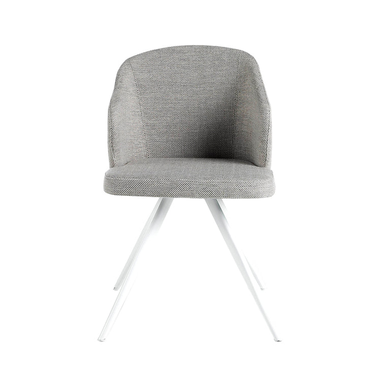 Upholstered chair with steel structure painted in epoxy - Angel Cerdá, S.L.
