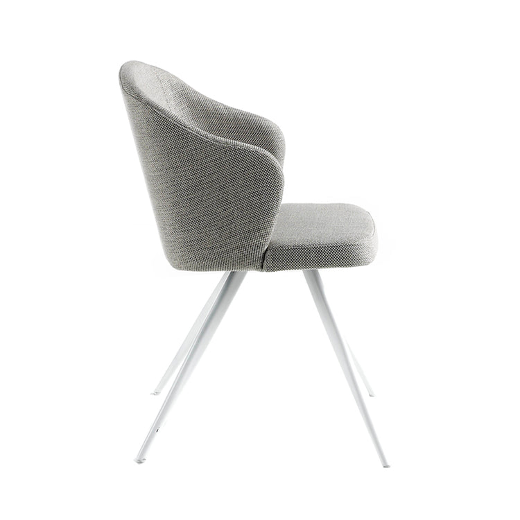 Upholstered chair with steel structure painted in epoxy - Angel Cerdá, S.L.