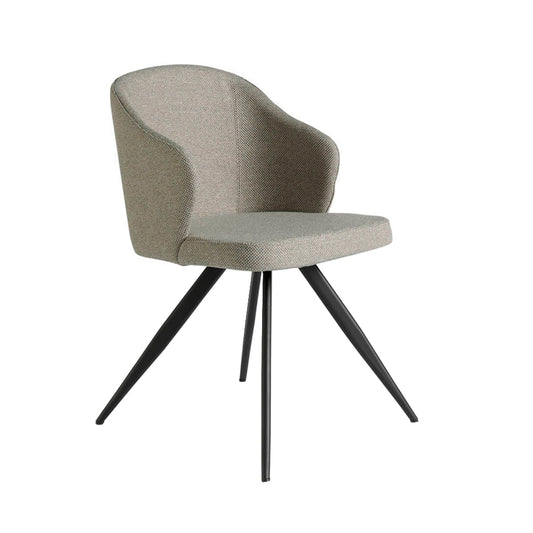 Upholstered chair with steel structure painted in epoxy - Angel Cerdá, S.L.