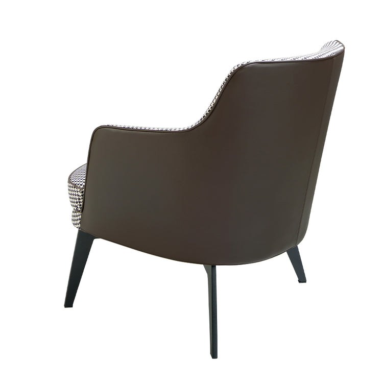 Upholstered armchair with epoxy painted steel structure - Angel Cerdá S.L