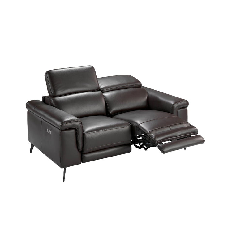 2-seat sofa upholstered in leather with 2 x electric relax - Angel Cerdá S.L