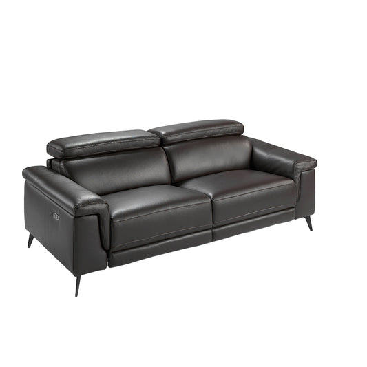3 seat sofa upholstered in leather with 2 x electric relax - Angel Cerdá S.L
