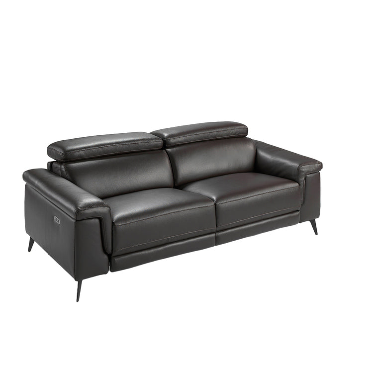 3 seat sofa upholstered in leather with 2 x electric relax - Angel Cerdá S.L