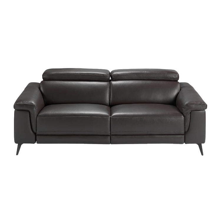 3 seat sofa upholstered in leather with 2 x electric relax - Angel Cerdá S.L