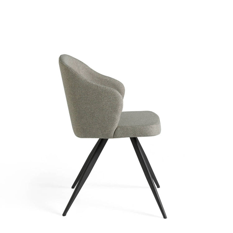Upholstered chair with steel structure painted in epoxy - Angel Cerdá, S.L.