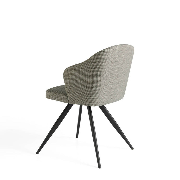 Upholstered chair with steel structure painted in epoxy - Angel Cerdá, S.L.