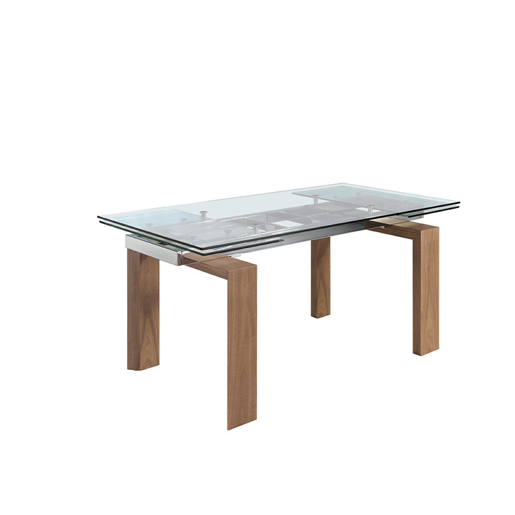 Extendible dining table with tempered glass - Angel Cerdá S.L