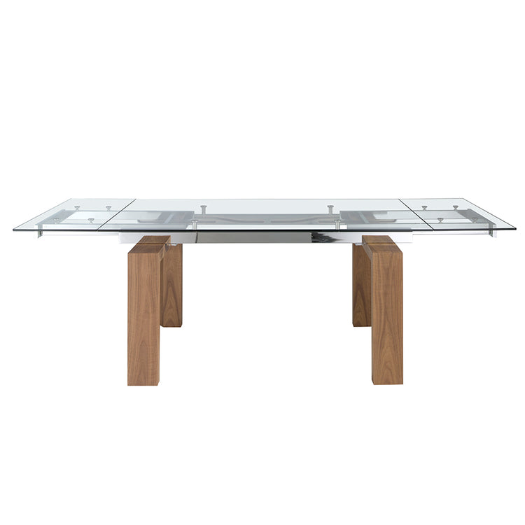 Extendible dining table with tempered glass - Angel Cerdá S.L