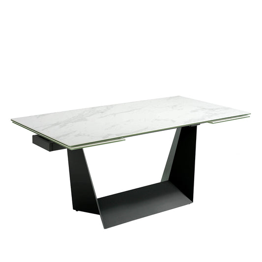 Extendable dining table with porcelain marble tops - Angel Cerdá, S.L.