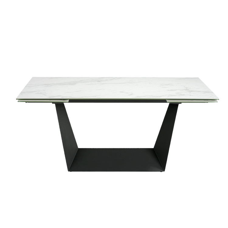 Extendable dining table with porcelain marble tops - Angel Cerdá, S.L.