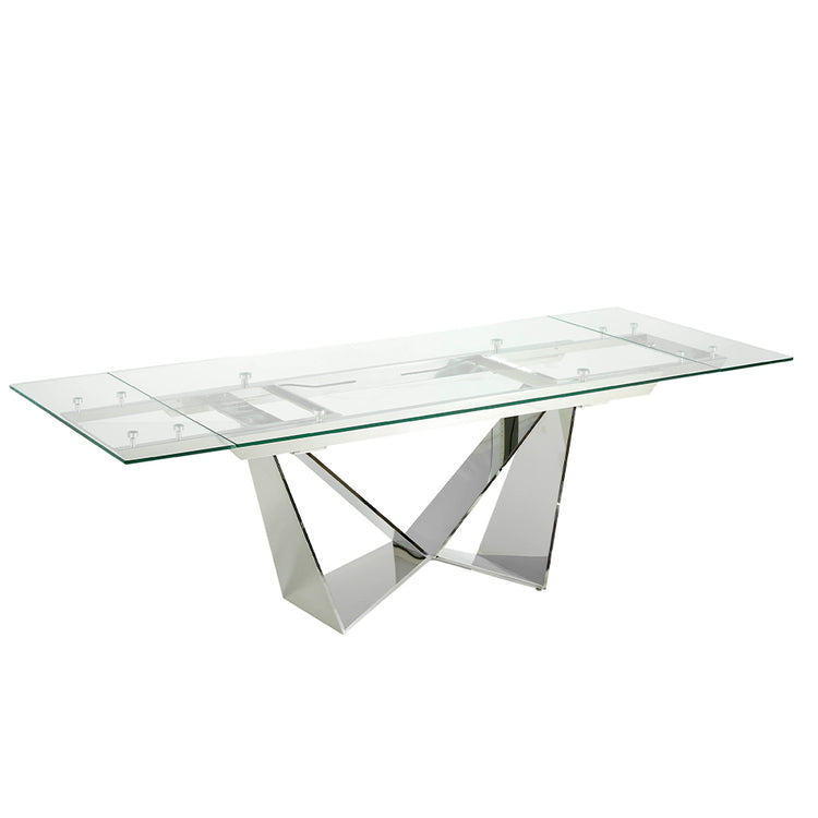 Dining table with tempered glass cover - Angel Cerdá, S.L.