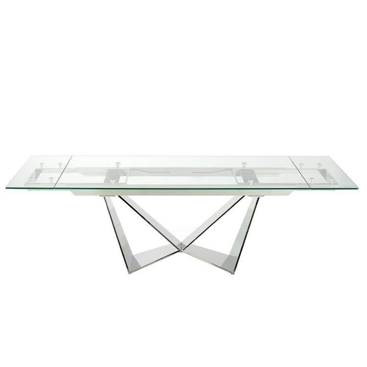 Dining table with tempered glass cover - Angel Cerdá, S.L.