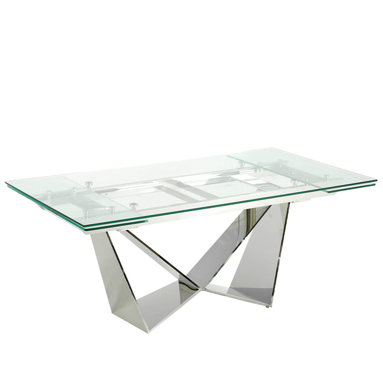 Dining table with tempered glass cover - Angel Cerdá, S.L.