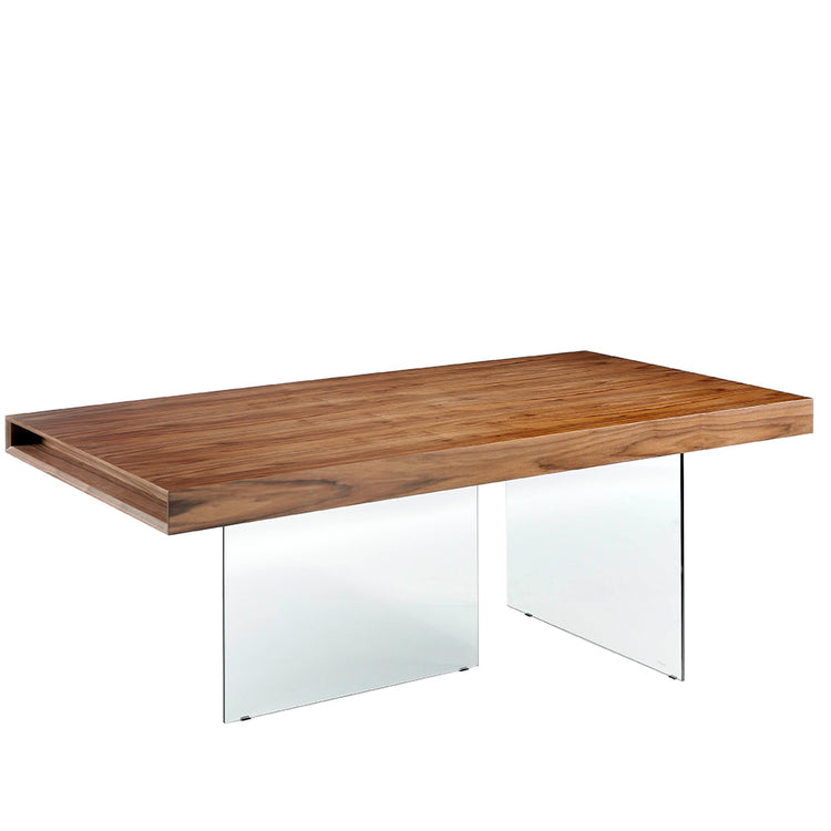 Dining table with walnut-veneered MDF top - Angel Cerdá, S.L.