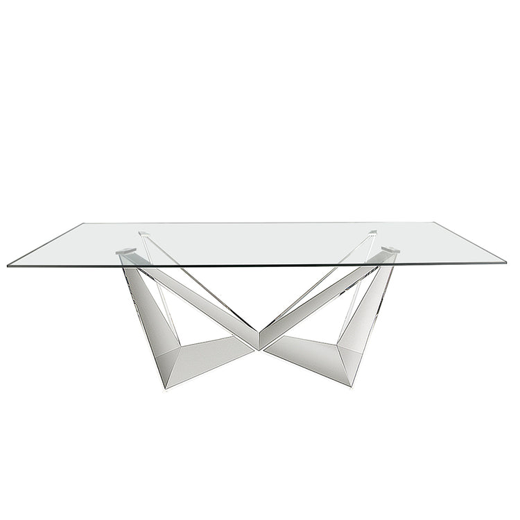 Dining table with tempered glass cover - Angel Cerdá, S.L.