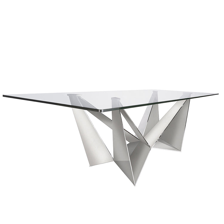 Dining table with tempered glass cover - Angel Cerdá, S.L.