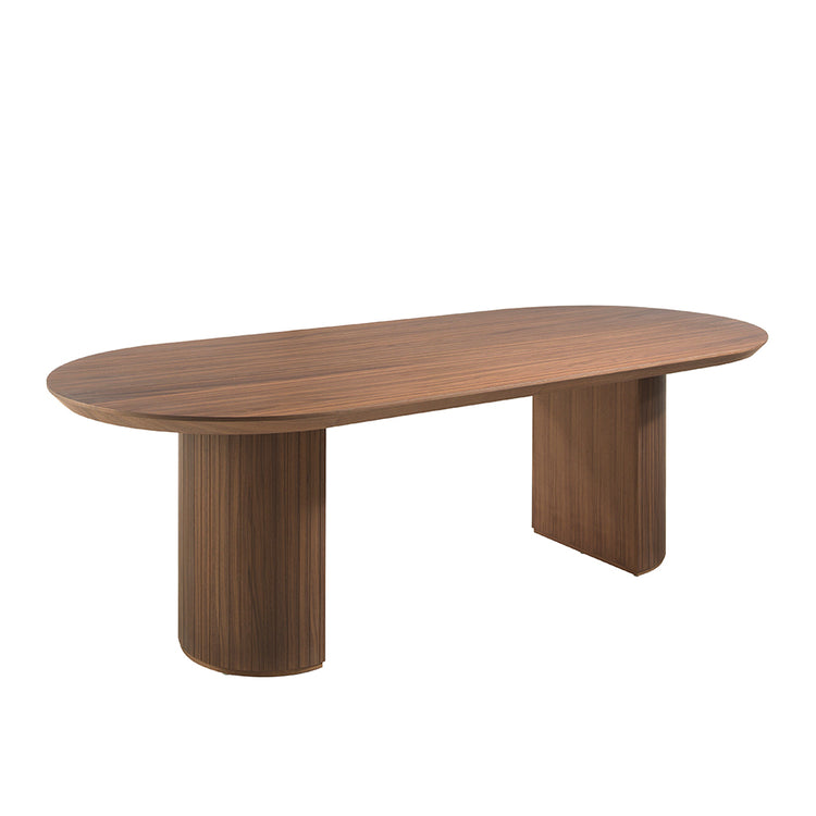 Dining table in walnut wood -Angel Cerdá