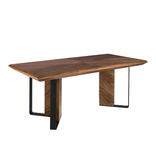 Dining table in walnut wood-Angel Cerdá