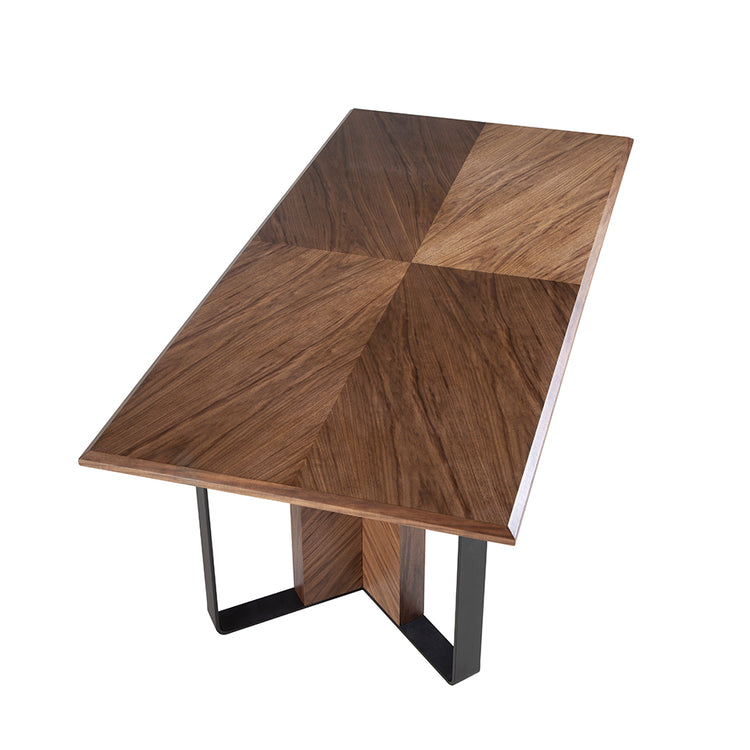 Dining table in walnut wood-Angel Cerdá