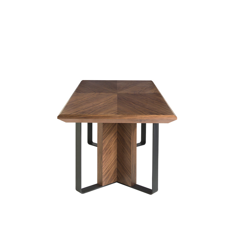 Dining table in walnut wood-Angel Cerdá