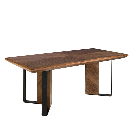 Dining table in walnut wood-Angel Cerdá