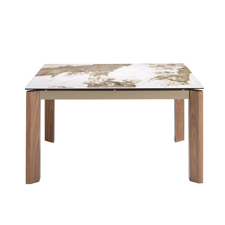 Rectangular porcelain marble extending dining table - Angel Cerdá