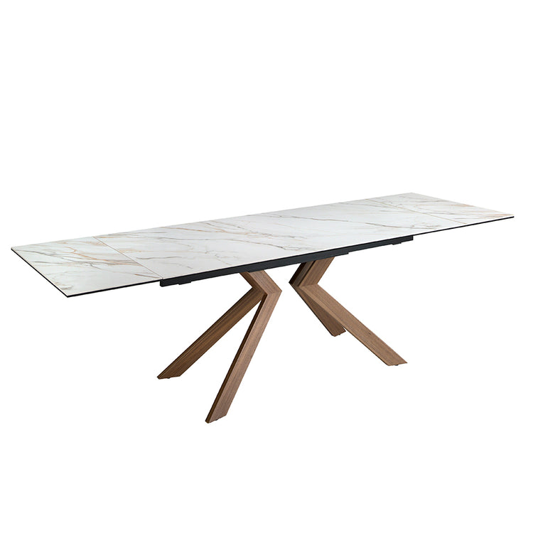 Extendable glass dining table - Angel Cerdá