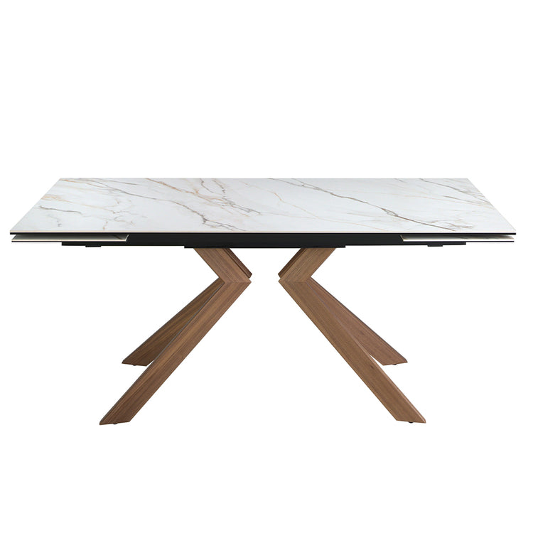 Extendable glass dining table - Angel Cerdá