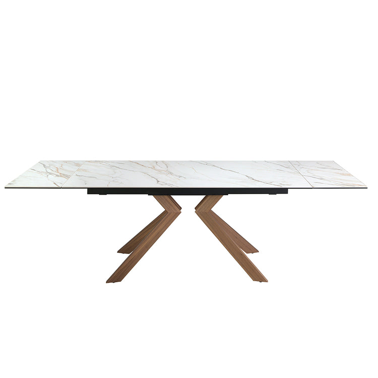 Extendable glass dining table - Angel Cerdá