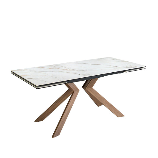 Extendable glass dining table - Angel Cerdá