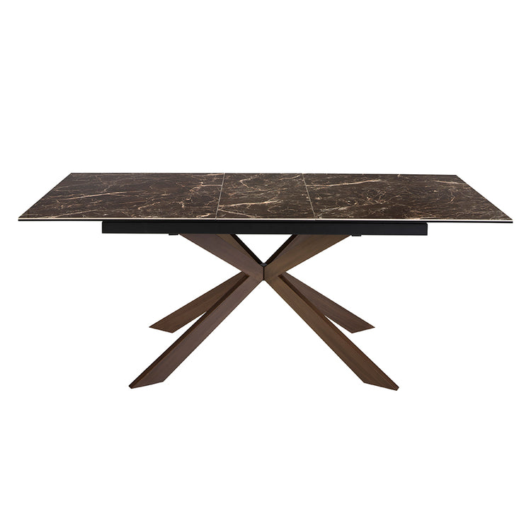 Rectangular porcelain marble extending dining table - Angel Cerdá