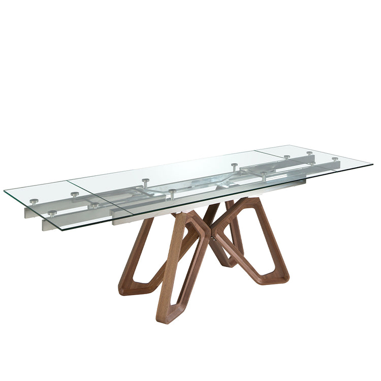 Extendable glass dining table - Angel Cerdá