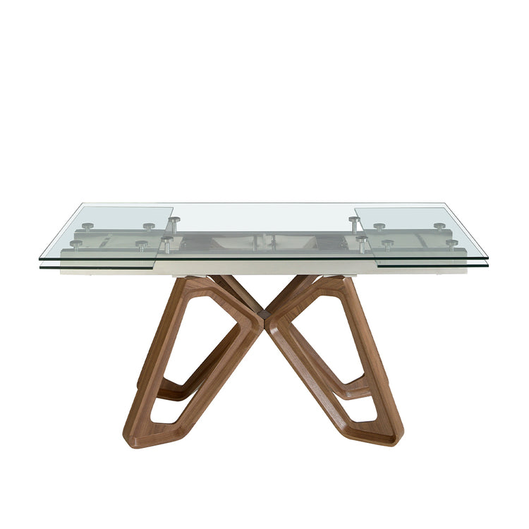 Extendable glass dining table - Angel Cerdá