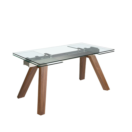 Extendable glass dining table - Angel Cerdá