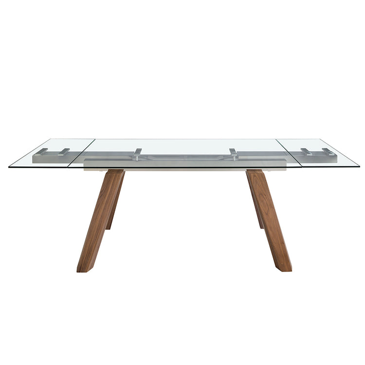 Extendable glass dining table - Angel Cerdá