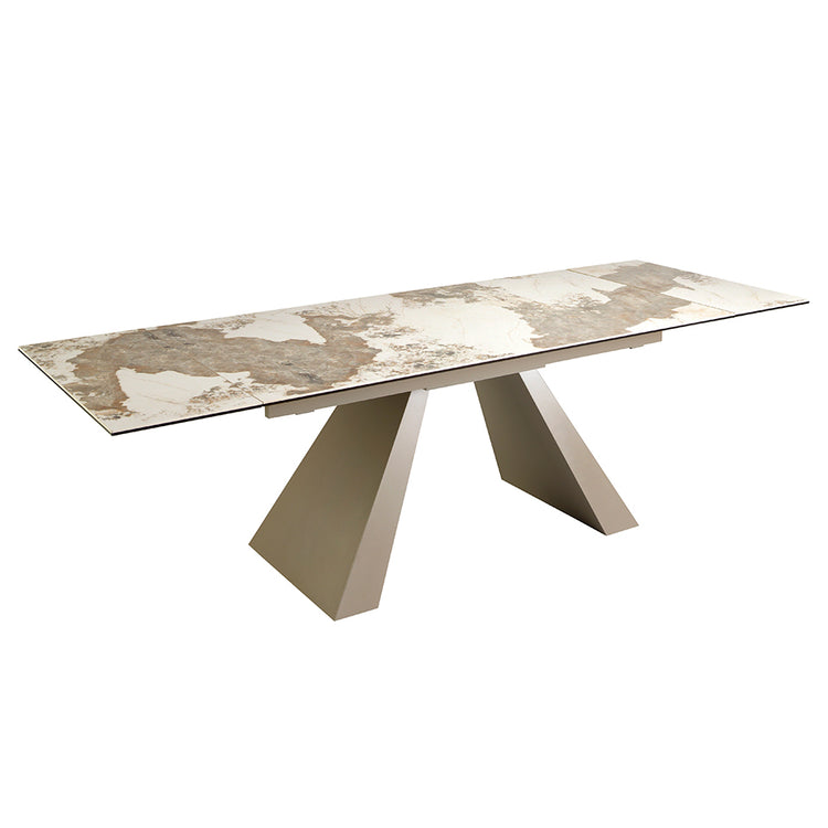 Extendable glass dining table - Angel Cerdá