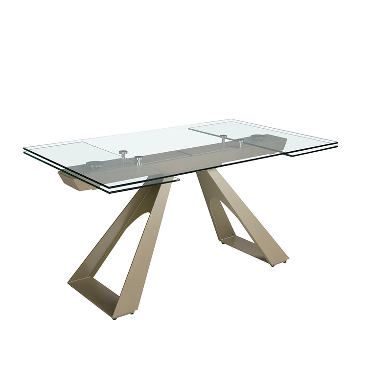 Extendable glass dining table - Angel Cerdá