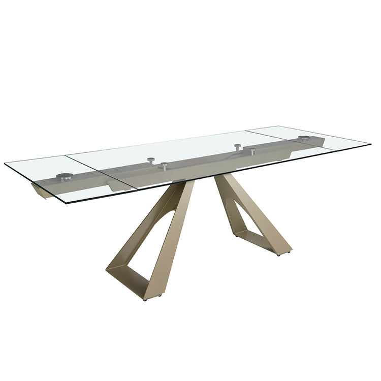 Extendable glass dining table - Angel Cerdá