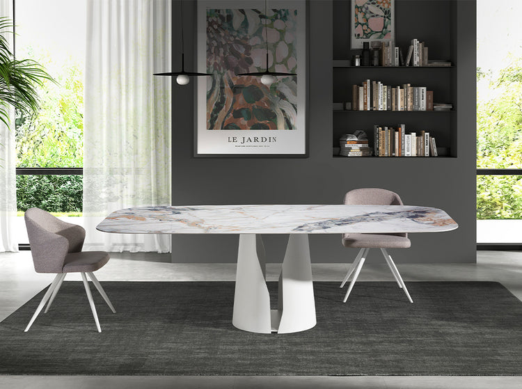 Oval Barrel dining table - Angel Cerdá