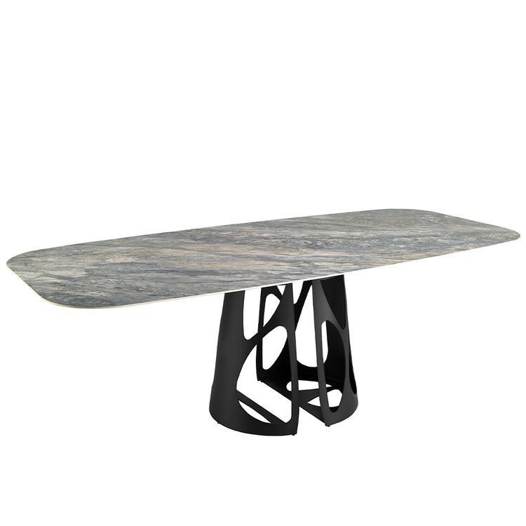 Oval Barrel dining table - Angel Cerdá