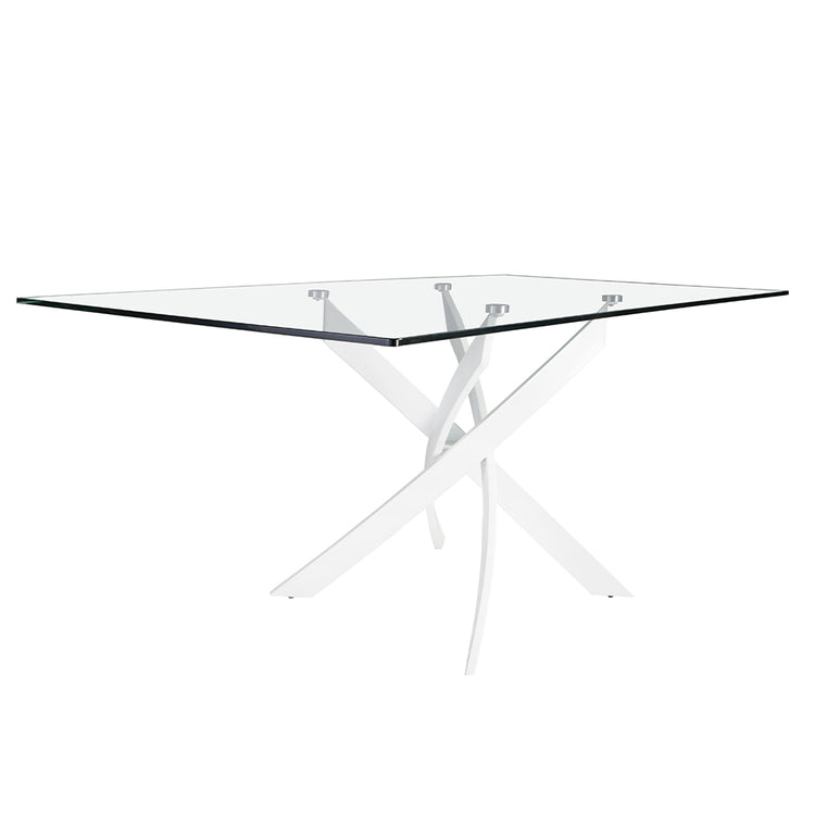 Rectangular glass dining table-Angel Cerdá