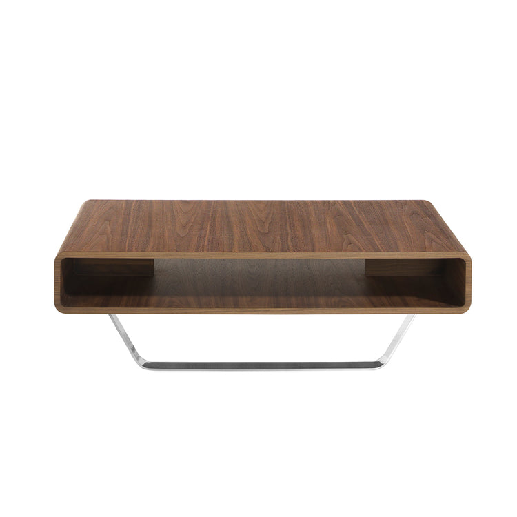 Walnut-veneered wooden centre table - Angel Cerdá S.L