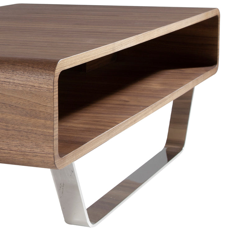 Walnut-veneered wooden centre table - Angel Cerdá S.L