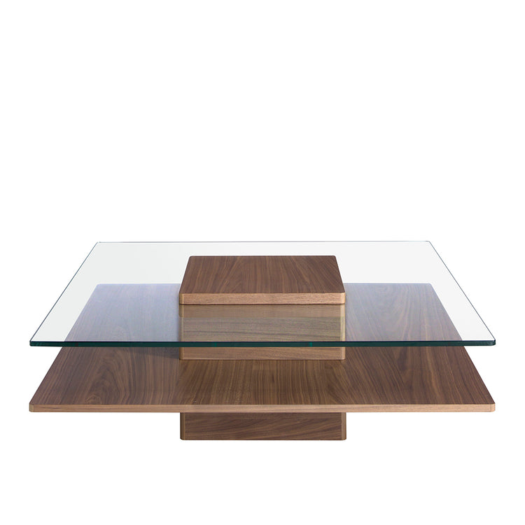 Walnut-veneered wooden centre table - Angel Cerdá S.L