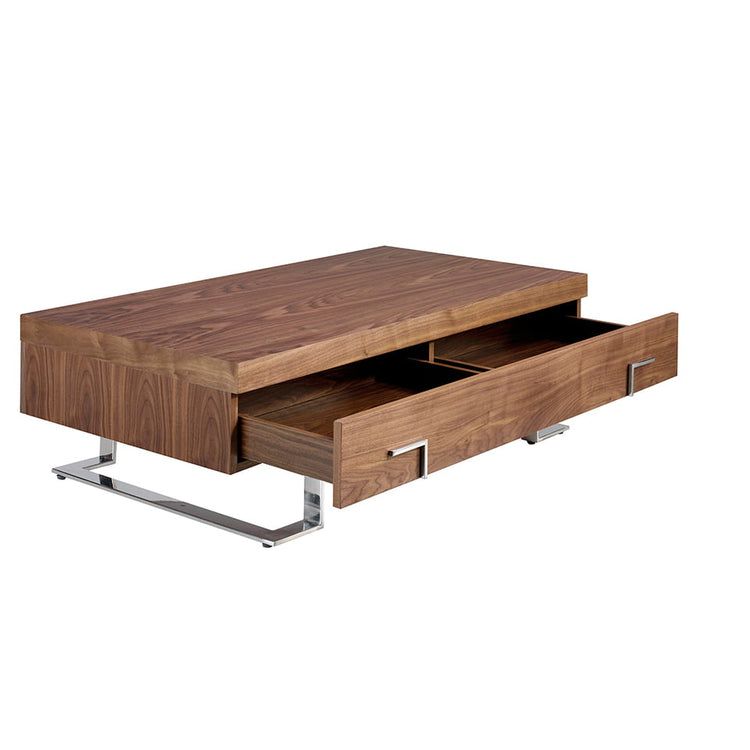 Rectangular coffee table walnut - Angel Cerda S.L